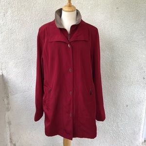 Fleet Street L RED Soft Shell All Weather Jacket